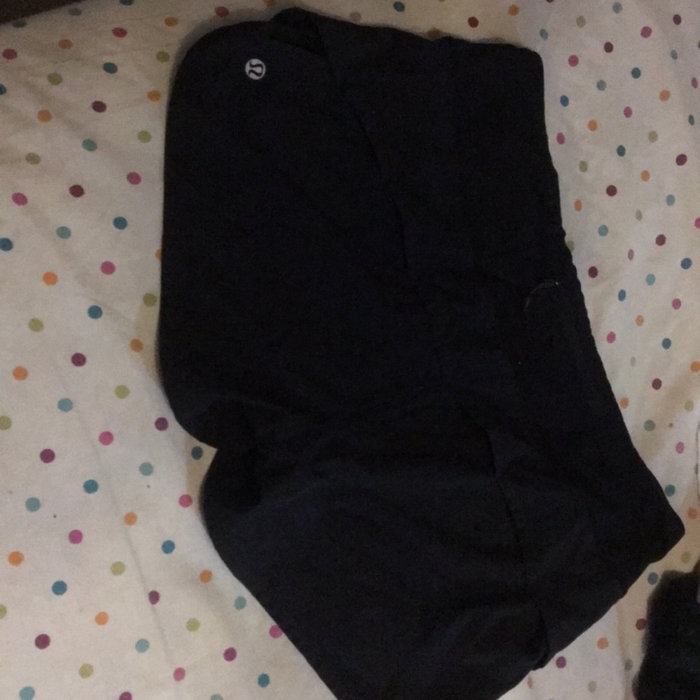 Black lululemon shorts